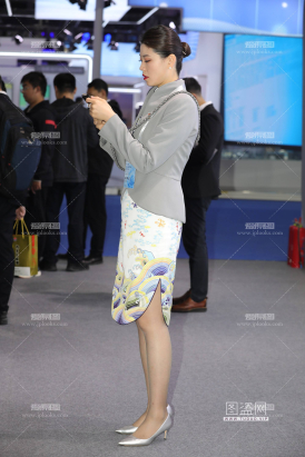 乘务长的海天祥云职业装国际灰si细高跟就是好看啊